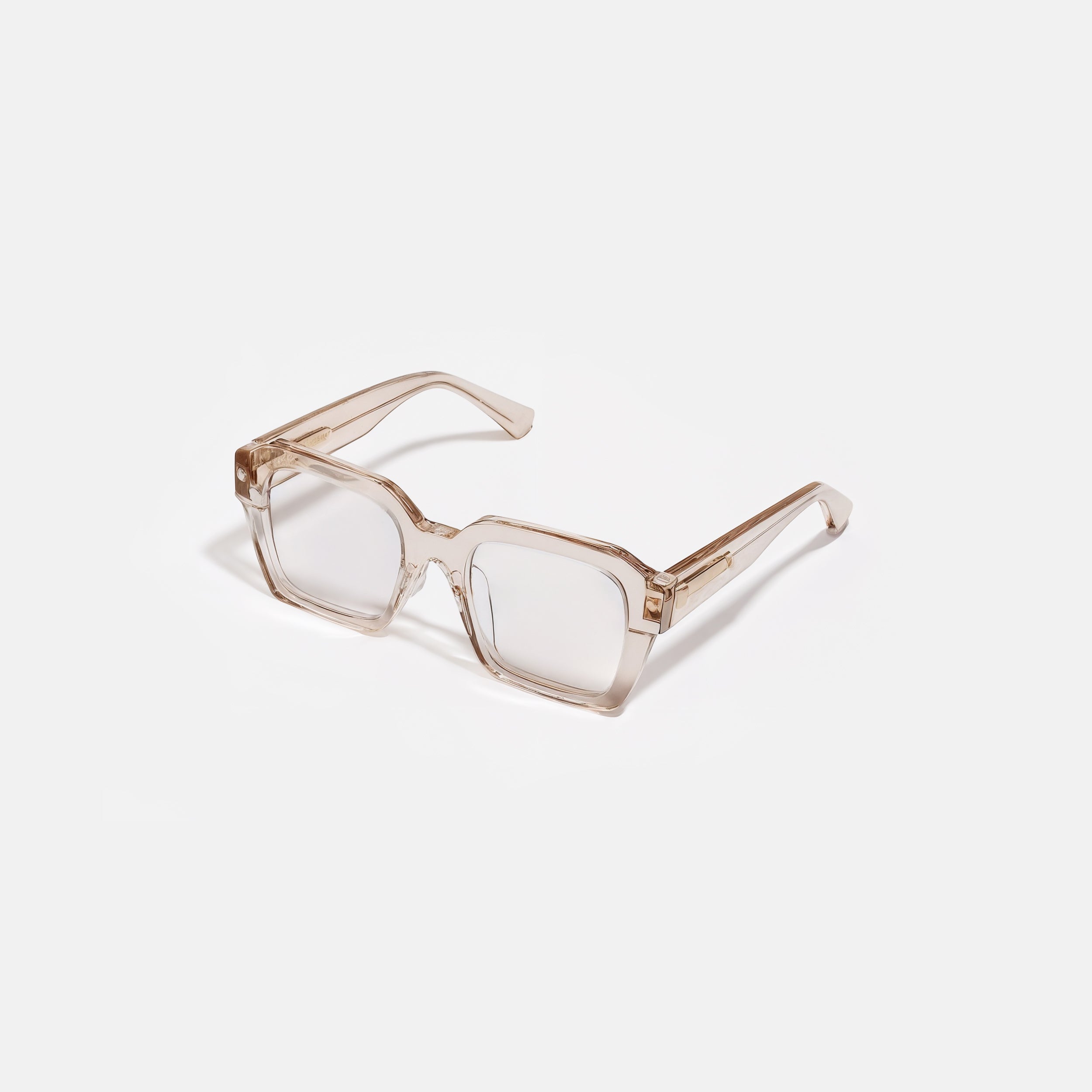 Brille mit quadratischem Rahmen