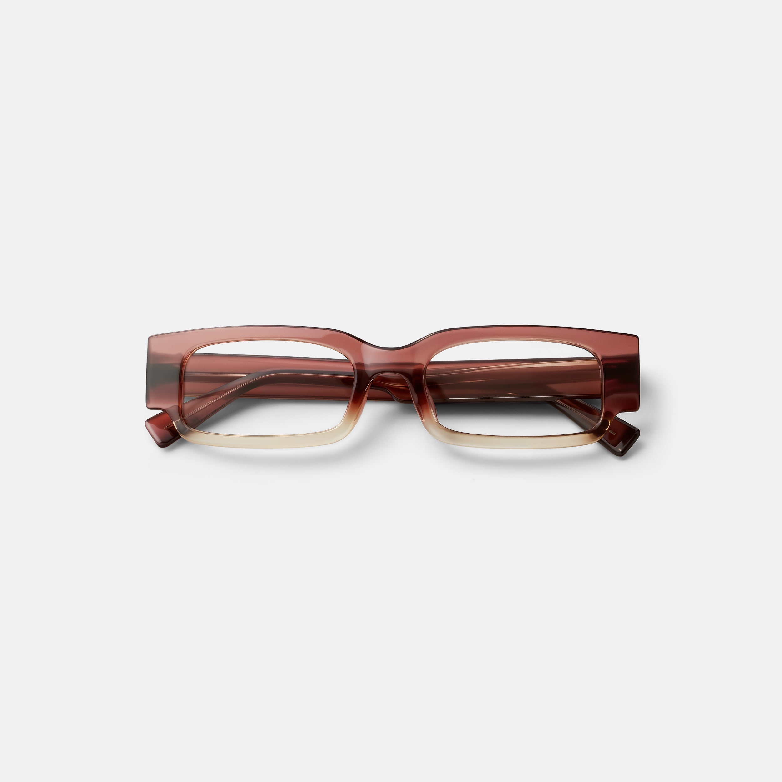Brille mit rechteckigem Rahmen-4