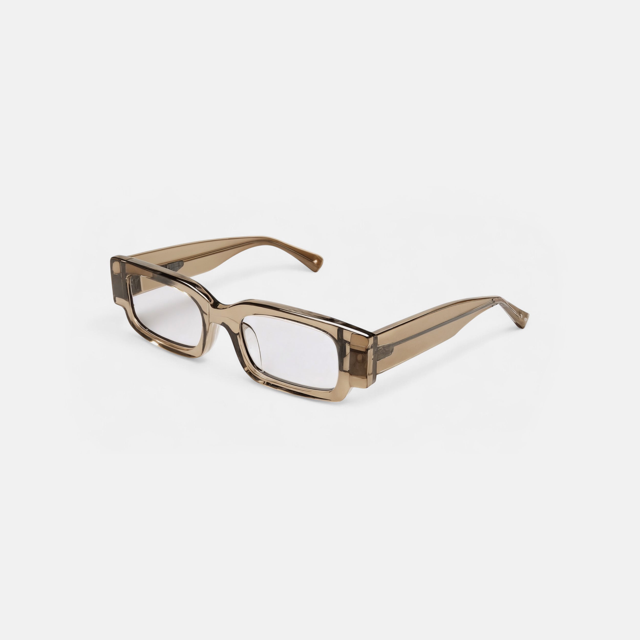 Brille mit rechteckigem Rahmen-2