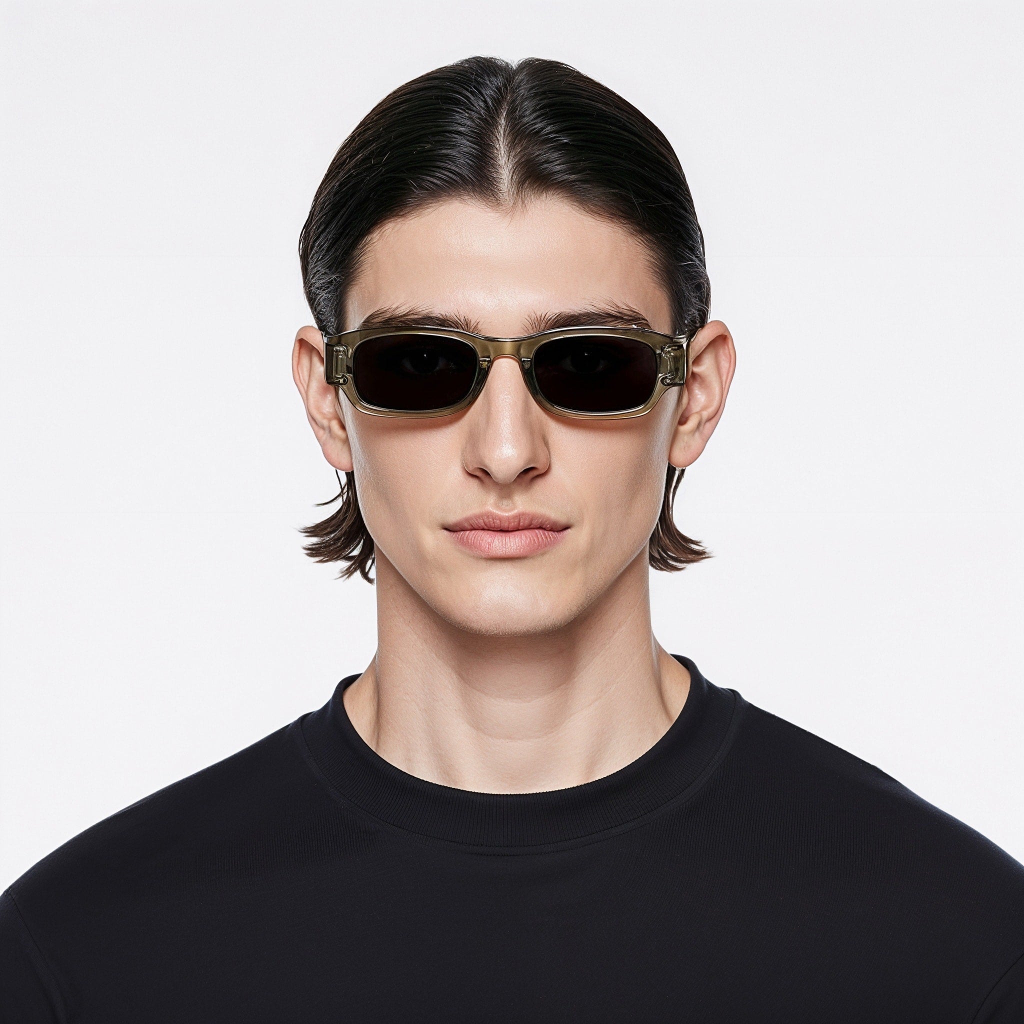 Rectangular Frame Sunglasses-5