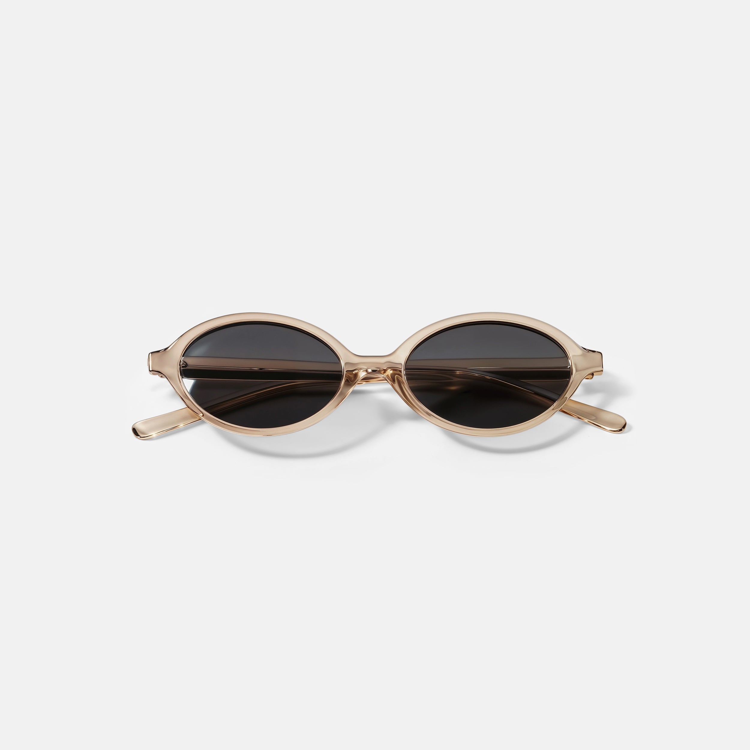 Slim Oval Sunglasses-5